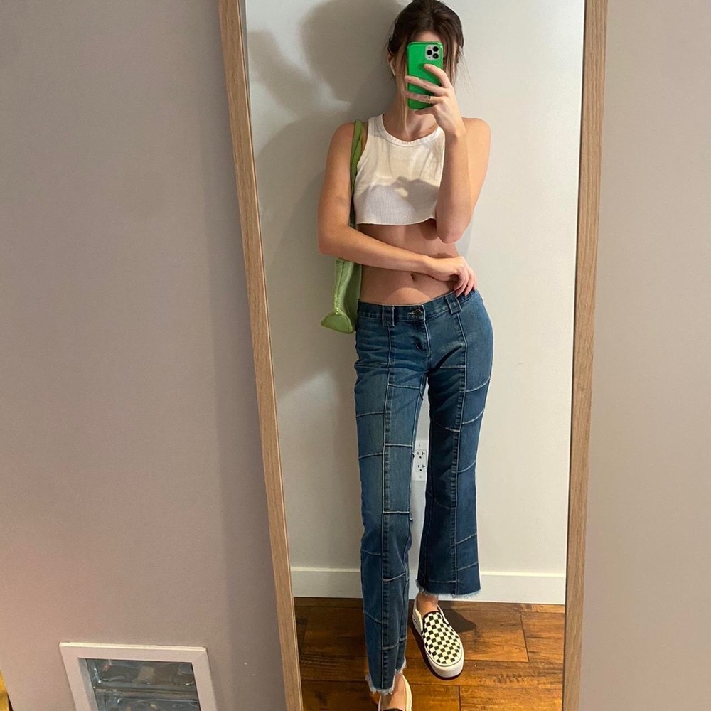 Vintage low rise capris